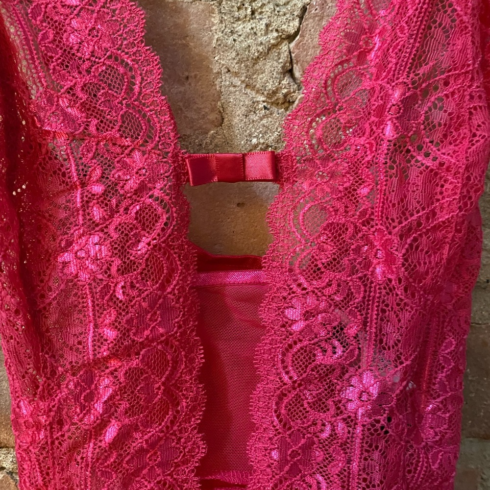 Adore Me Pink Lingerie NWT